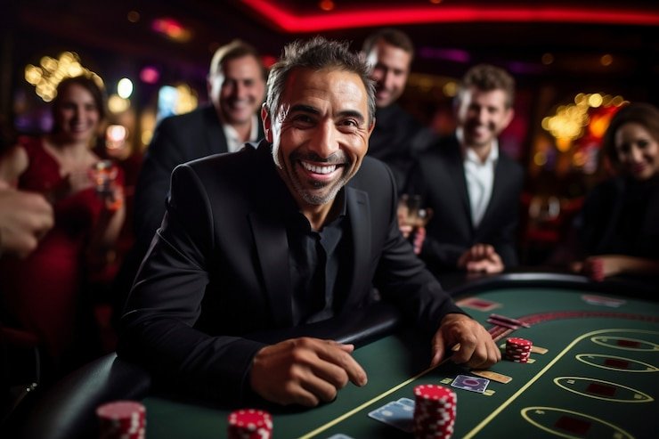 Live Draw blackjack table with dealer and multi-angle cameras on mobile screen